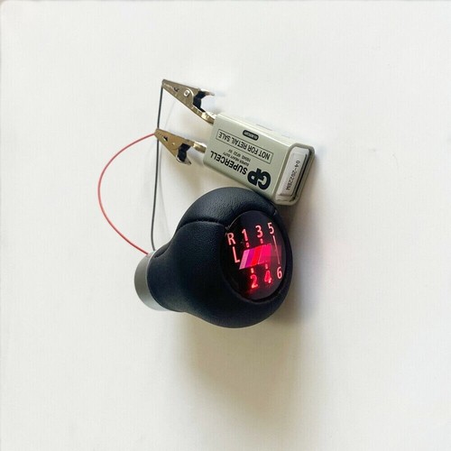 Red led illuminated speed - illuminated, 6