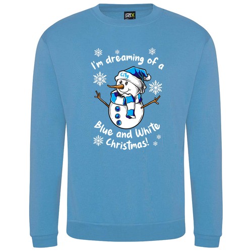 City snowman sweatshirt - snowman, office