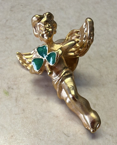 Avon signed gold tone angel - avon,