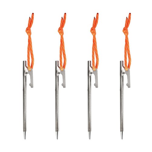 Titanium alloy tent pegs - alloy,