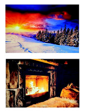 Pair Of Winter Landscape