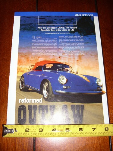 1957 porsche 356 speedster hot - 356,