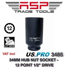 12 Point 34 MM Hub Nut DEEP