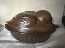West German Pottery Brown Duck