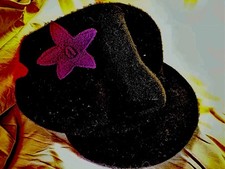 Black Baker Boy Hat Floral