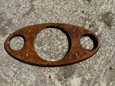 Wolseley Hornet Riley Elf Centre Walnut Wood Dash Gauge Binnacle Classic Mini