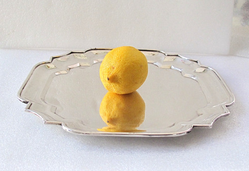 Sterling silver tray for - tray, tea