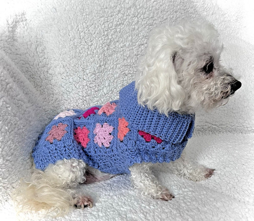 Handmade crochet granny square - crochet,
