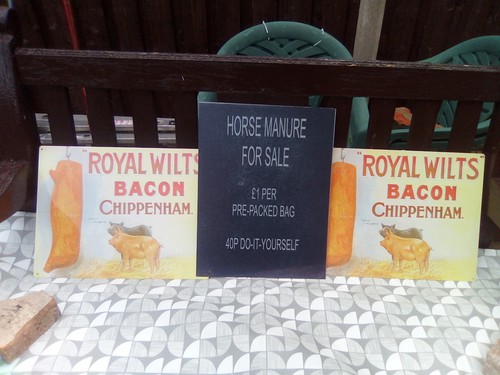 Metal signs inch - 16, by