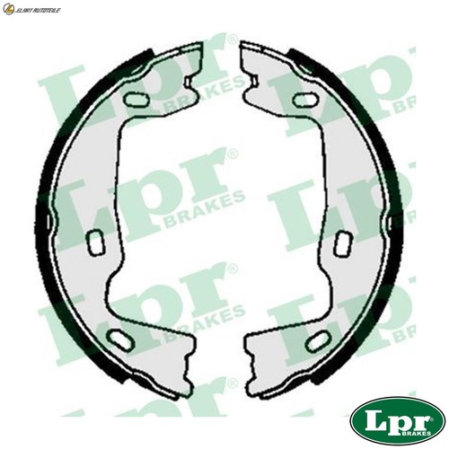 Brake shoe set parking - set,