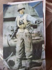 Resin 1/16th Waffen SS Soldier Figure Kit Unassembled Unpainted