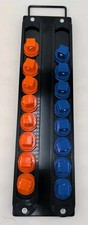 3/4 Inch Drive Socket Organizer Holder Rail 16 Spots Hanging Hook Portable