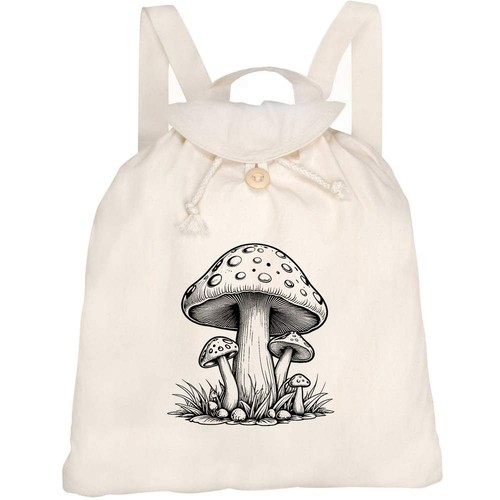 Troop toadstools canvas - 'troop, of