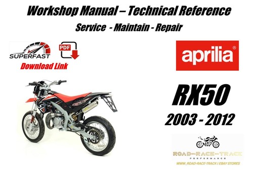 Aprilia rx50 service - rx50, rx