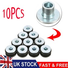10Pcs Motorcycle Rubber Grommets Bolt Fit Honda Yamaha Suzuki Kawasaki Fairing ☘