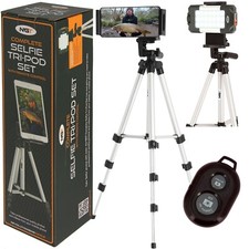 NGT Selfie Photo Phone Tripod Camera Pod Stand System Bluetooth Remote Fishing 