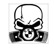 Bmw skull piston gas mask - skull,