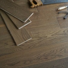 6" Black Coffee Oak Wood Flooring | 150mm Wide | UV Lacquered | Engineered EC58