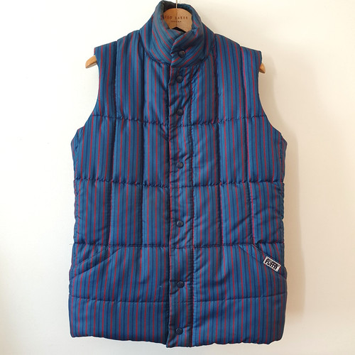 Vintage 80s puffa gilet - puffa,