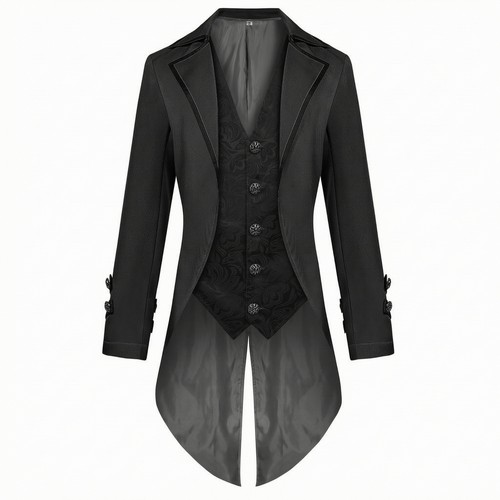 Tailcoat with waistcoat - waistcoat, front