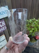 Rare " The Tower Of Blackpool" Commemorative Souvenir Acid Etched Glass Beaker