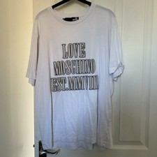 Moschino Embossed T Shirt Size