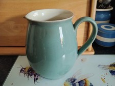 Denby Stoneware Large Jug Manor Green -  2.5 Pint Vintage Ceramic Tableware Vase