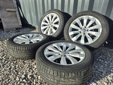 ?Genuine Vw 17 inch 5x112 Alloy Wheels with MATCHING TYRES 7m++