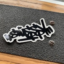 Medium 9cm Stussy Tag CLEAR
