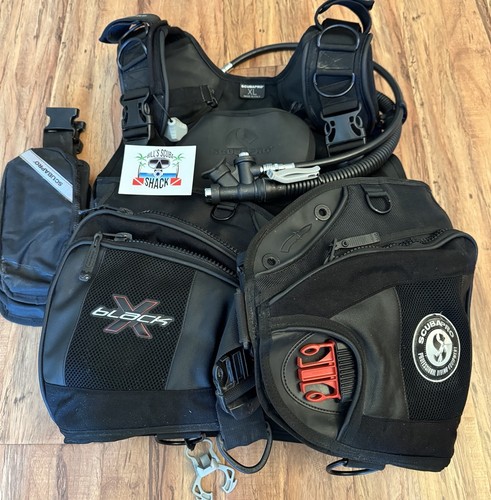 Scubapro black bcd with - x,