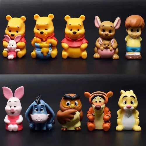 10pcs set cartoon winnie - cartoon, the