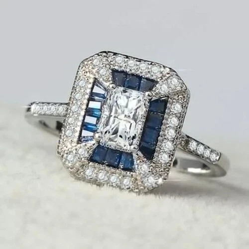 Antique art deco - style, emerald