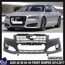 FOR AUDI A8 BLACK EDITION S8 D4 4H 2014-2017 FACELIFT FRONT BUMPER OE 4H0807065J