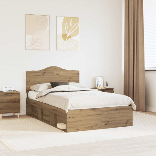 Bed frame artisan oak - frame, 120x190