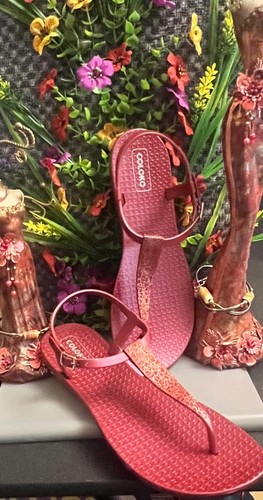 Coloko sandals uk6 red new - ,