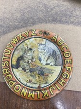 Tin LItho Childs ABC Cats