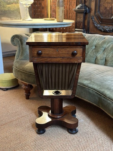 Antique rosewood sewing - antique,