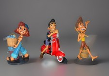 Three Disney Luca Figurines