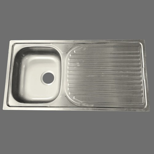 Stainless steel kitchen sink - steel,