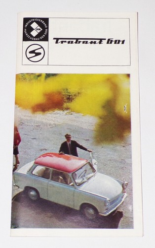Trabant 601 brochure 1971 veb - 601,