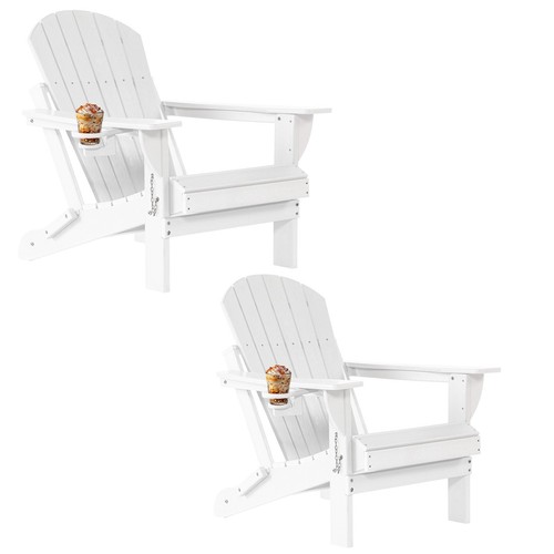 Folding adirondack chair set - folding,