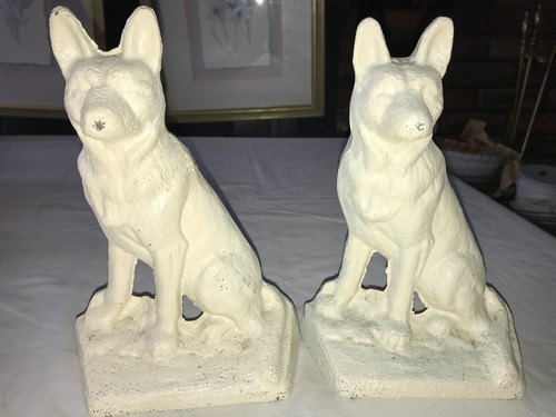 Vintage pair cast iron - vintage, 9"