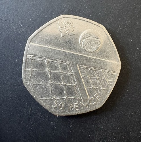 2011 tennis olympic 50p fifty - 2011,