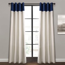 Linen window curtain panel - curtain,