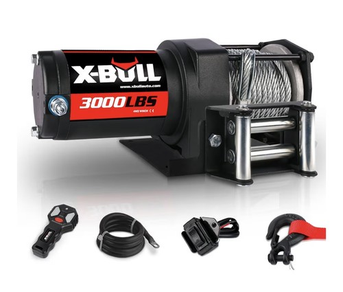 Bull atv winch kit - x-bull, 12v