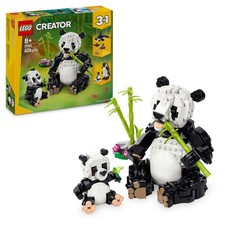 Creator 3in1 Wild Animals Panda Family Toy Transforms into Penguin Figures or