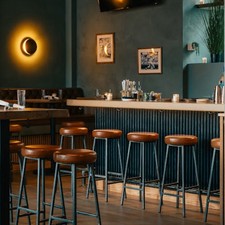 Bertie Hyde Leather Bar Stool