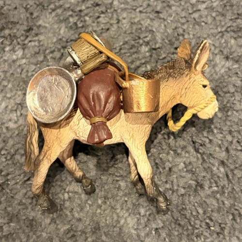 Vintage donkey plastic - vintage,