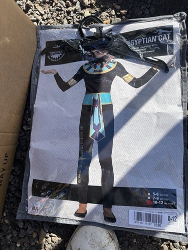 Egyptian cat costume - girls, age