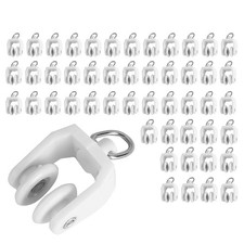 50 Pcs Curtain Track Rollers